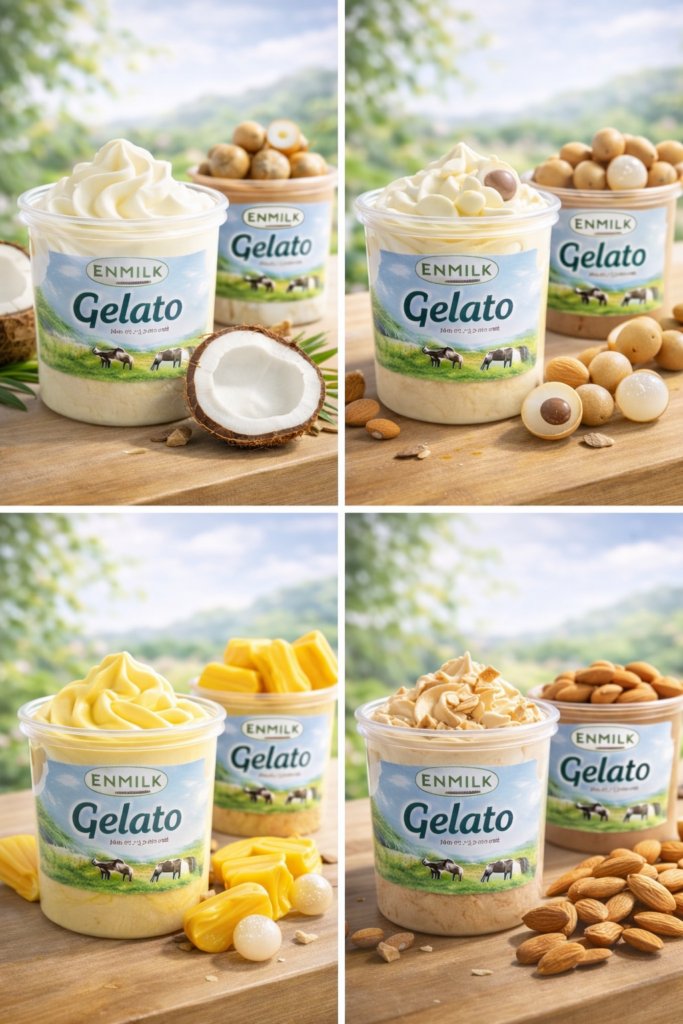 Kem Sữa Gelato EnMilk công nghệ Enzyme